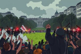 Rosenheim Park Demonstrationen