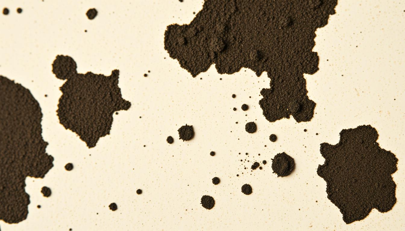 schwarze Stockflecken