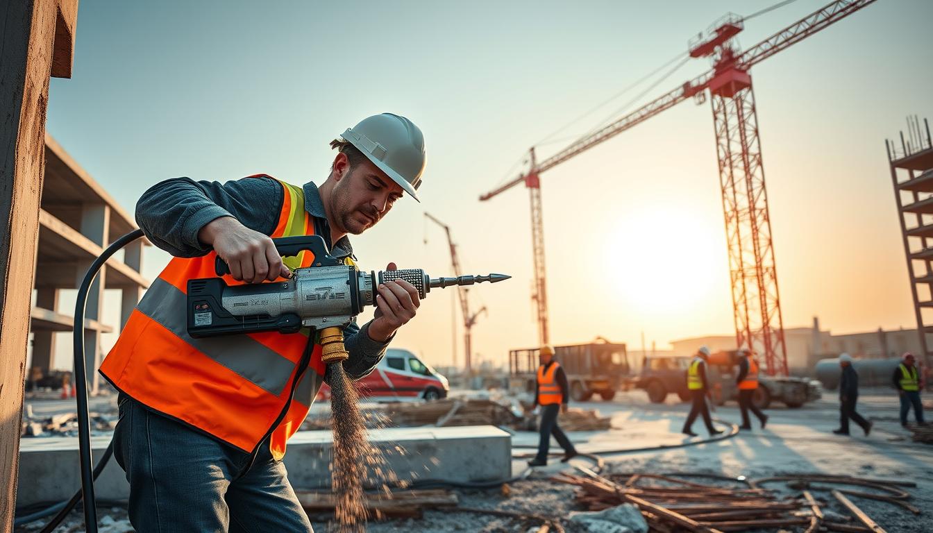 Diamanttechnik Bohrarbeiten Baustelle
