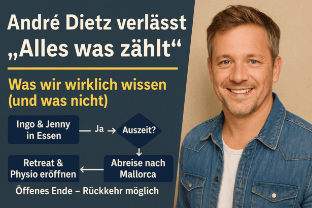André Dietz macht das, was viele sich wünschen, aber kaum jemand tut: Er hört auf sein Bauchgefühl. Und das ist verdammt sympathisch.