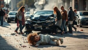 Auto fährt in Familie! Auch Kleinkinder verletzt