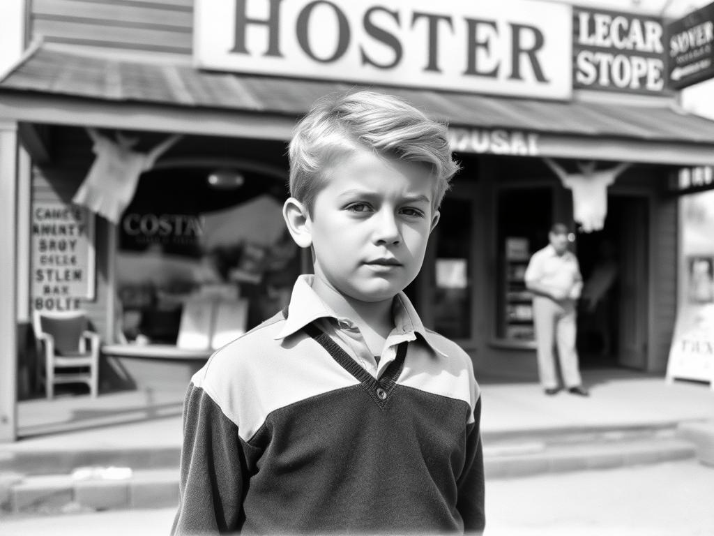 Bill Clinton als junger Mann in Hope, Arkansas