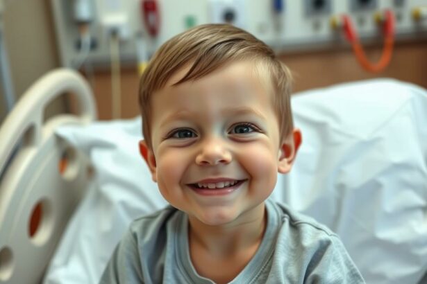 Der vierjährige Luca lächelt tapfer trotz seiner schweren Erkrankung