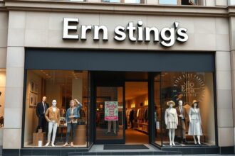 Ernsting's family Filiale mit moderner Fassade und Logo