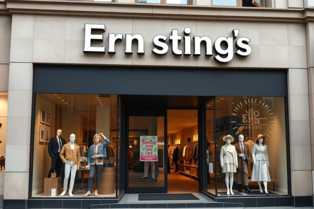 Ernsting's family Filiale mit moderner Fassade und Logo