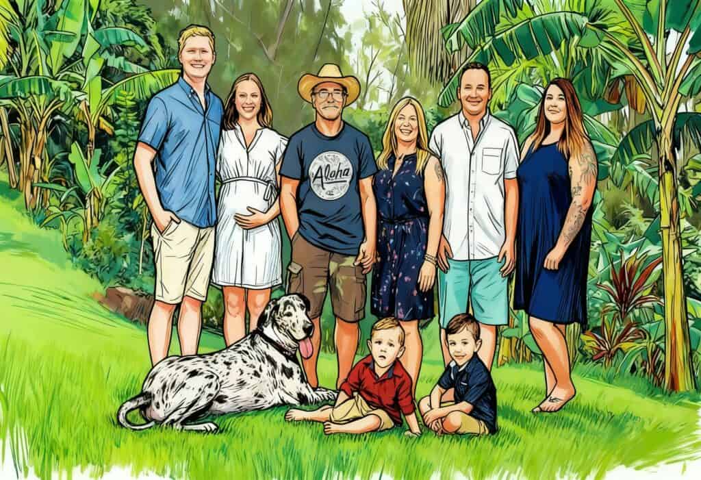 Familie Reimann mit Jason Reimann