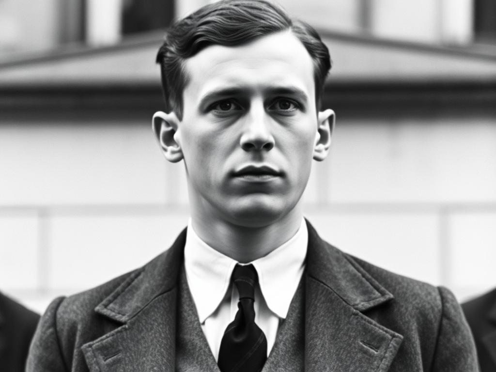 Franz Josef Strauß in jungen Jahren