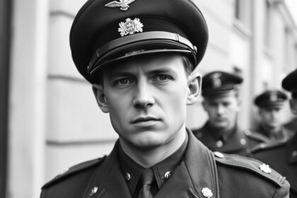 Helmut Schmidt in jungen Jahren während seiner Zeit als Offizier im Zweiten Weltkrieg