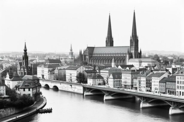 Historisches Foto von Köln Ende des 19. Jahrhunderts, der Geburtsstadt von Konrad Adenauer