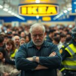 Ikea Mitarbeiter dreht durch