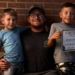 Jason Reimann mit Kinder