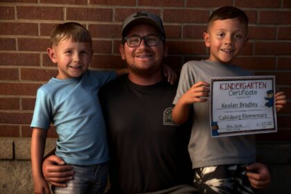 Jason Reimann mit Kinder