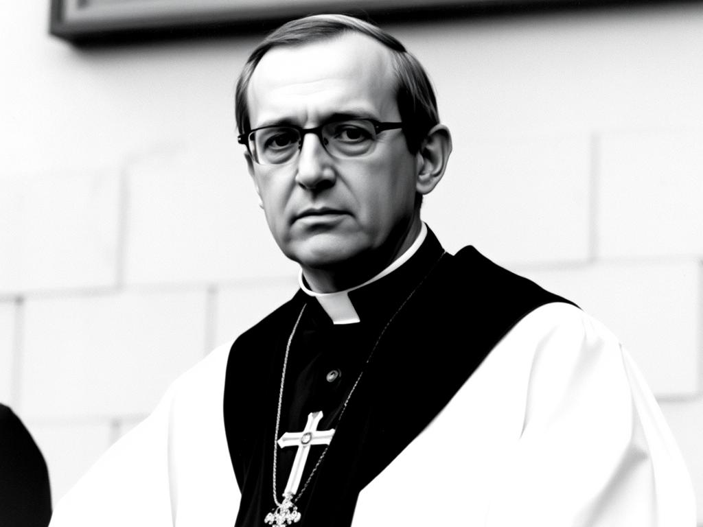 Jorge Mario Bergoglio als junger Priester in Argentinien
