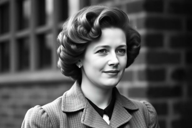 Margaret Thatcher in jungen Jahren in ihrer Heimatstadt Grantham