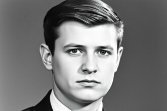 Michail Gorbatschow als junger Mann in den 1950er Jahren