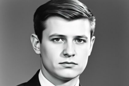 Michail Gorbatschow als junger Mann in den 1950er Jahren