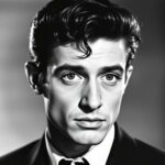 Porträt des jungen James Dean mit nachdenklichem Blick
