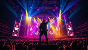 Nach 17 Minuten flog der erste BH auf die Bühne Robbie Williams rockt Gelsenkirchen