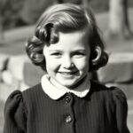 Romy Schneider als junges Mädchen in Berchtesgaden