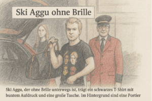 Erwischt: So sieht der Rapper Ski Aggu ohne Brille aus!