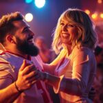 Travis Kelce feiert