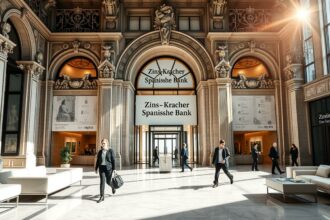 Zins-Kracher Spanische Bank