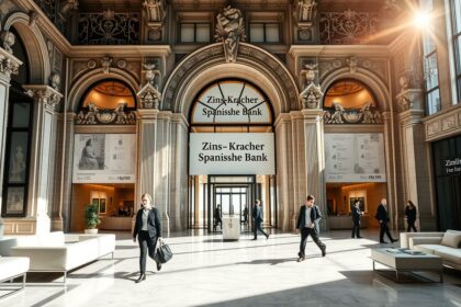 Zins-Kracher Spanische Bank