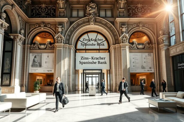 Zins-Kracher Spanische Bank