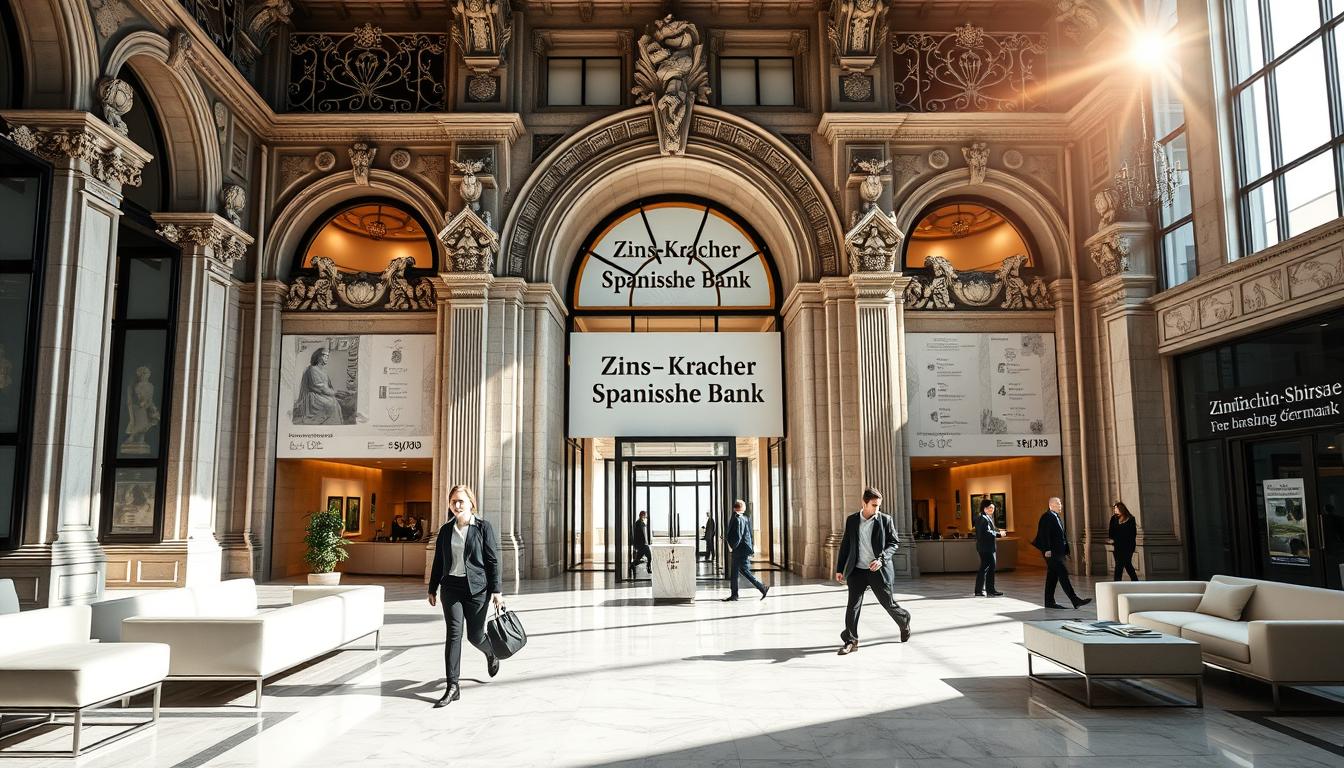 Zins-Kracher Spanische Bank