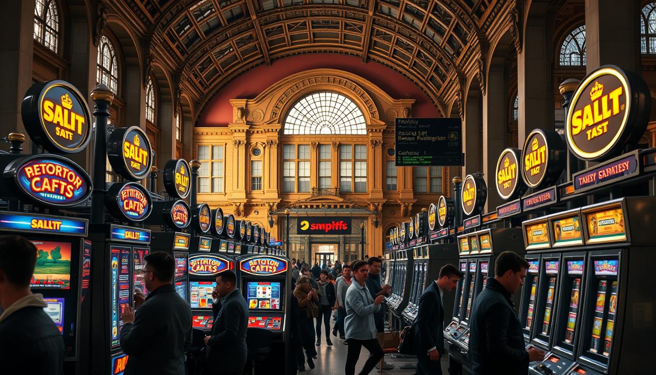 spielautomaten locations an Bahnhöfen