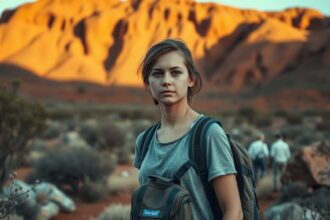 Backpackerin verschwunden