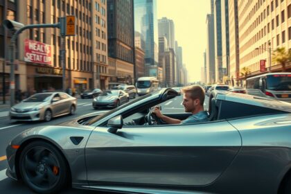 Blitzer-Auto angefahren