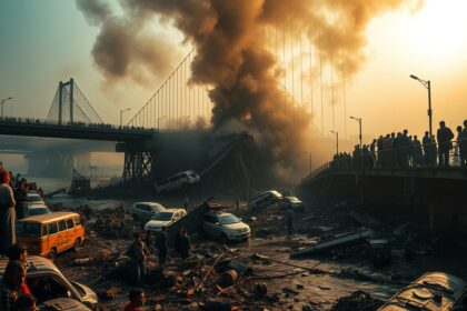 Brückeneinsturz Indien