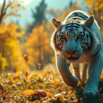 Fall White Tiger