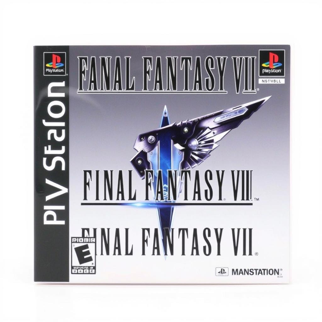 Final Fantasy VII Cover für PlayStation 1 Gaming für alle Fans Final Fantasy VII Cover für PlayStation 1 Gaming für alle Fans