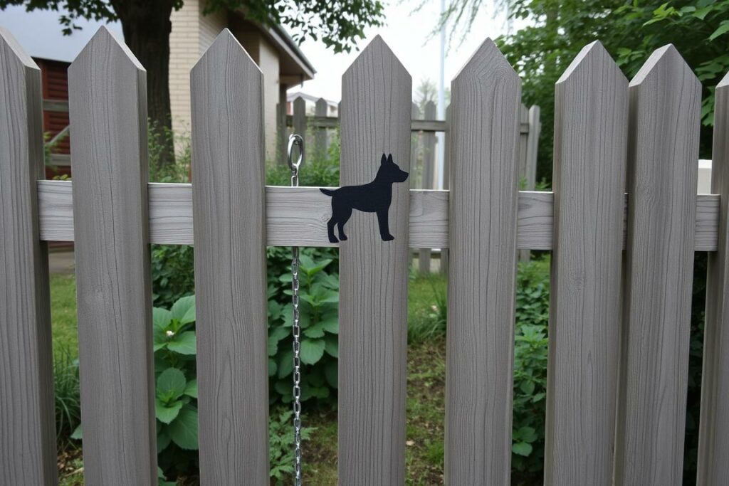 Gaunerzeichen am Gartenzaun Gaunerzeichen am Gartenzaun