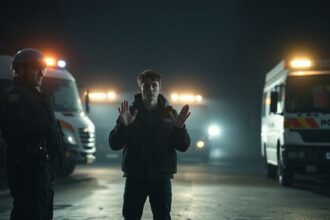Mann Polizei-Schuss schwer verletzt
