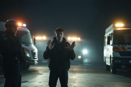 Mann Polizei-Schuss schwer verletzt