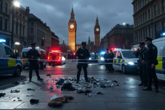 Messer-Angriff London