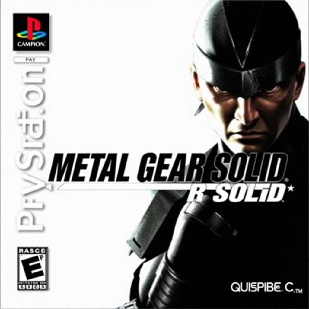 Metal Gear Solid Cover für PlayStation 1 Gaming für alle Strategiefans Metal Gear Solid Cover für PlayStation 1 Gaming für alle Strategiefans