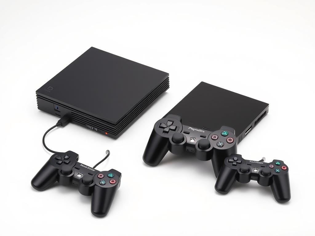 PlayStation 2 Slim und Original Modell mit Controller für Gaming für alle Generationen PlayStation 2 Slim und Original Modell mit Controller für Gaming für alle Generationen