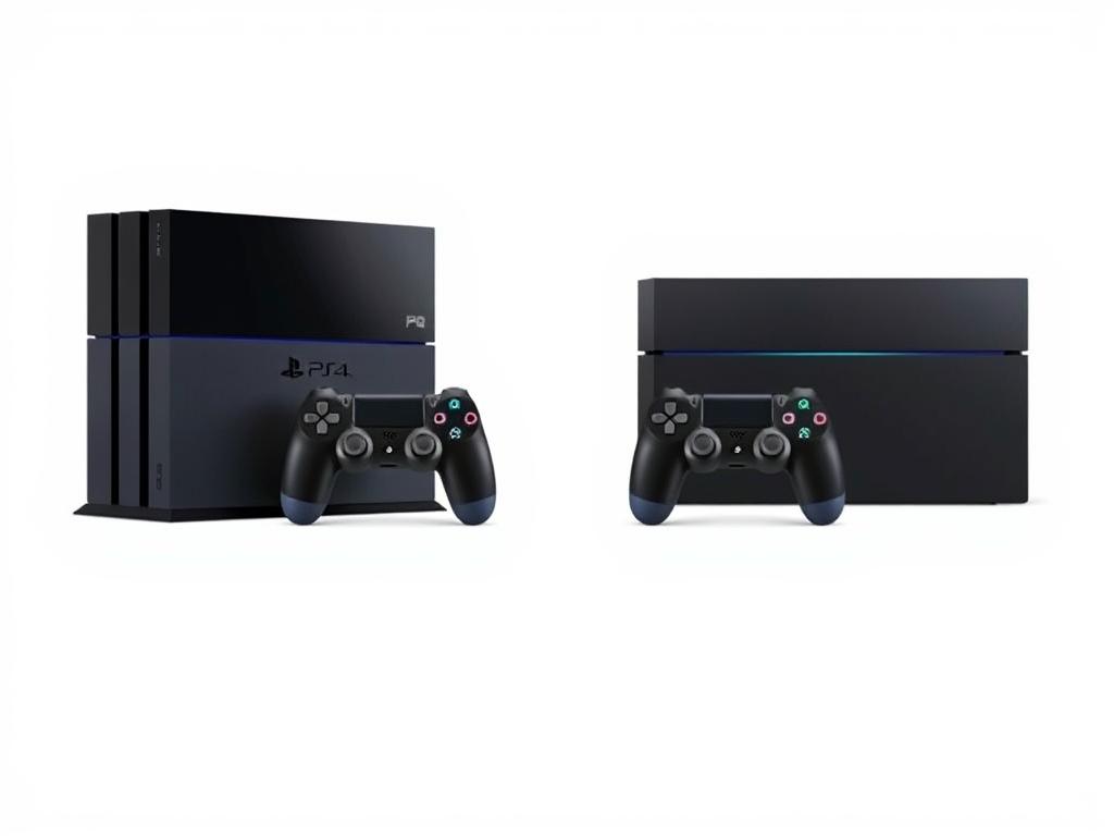 PlayStation 4 Pro und Slim Modelle mit DualShock 4 Controller für Gaming für alle PlayStation 4 Pro und Slim Modelle mit DualShock 4 Controller für Gaming für alle