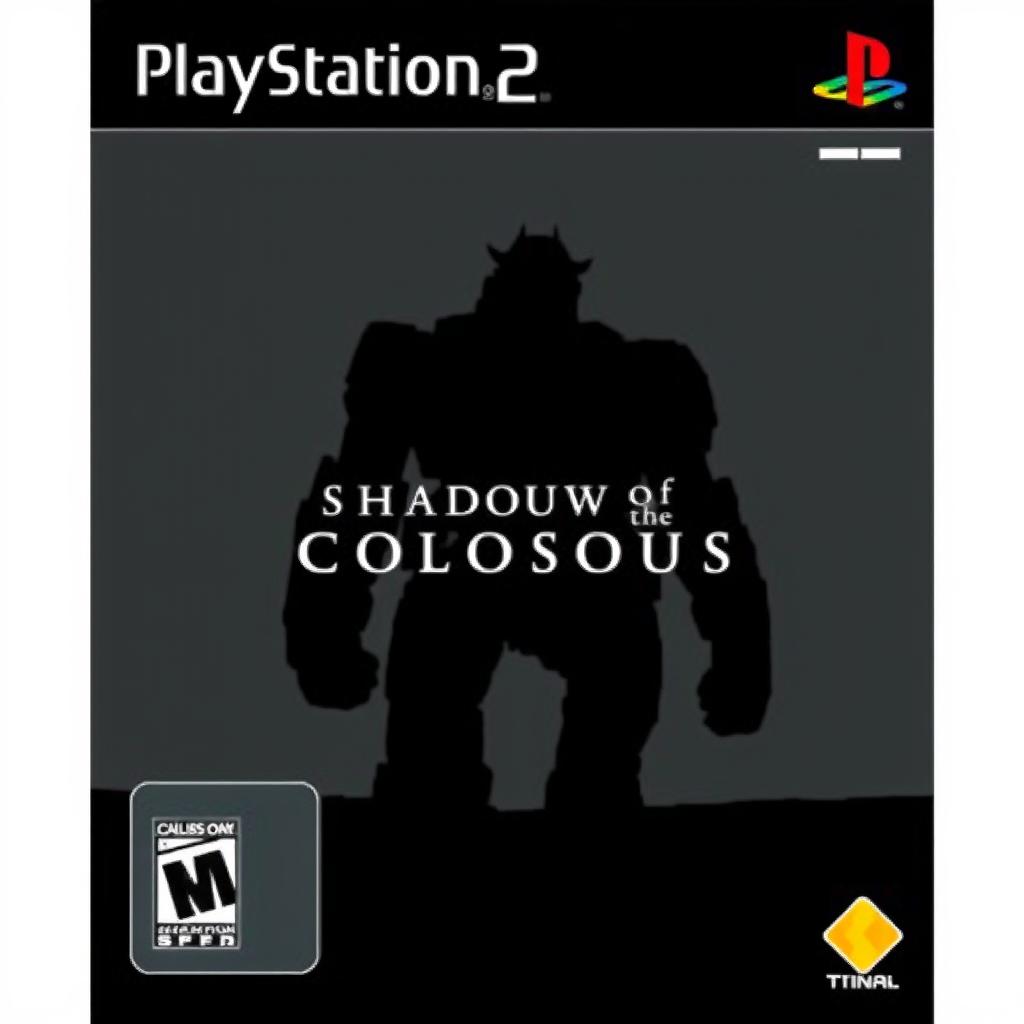 Shadow of the Colossus Cover für PlayStation 2 Gaming für alle Kunstliebhaber Shadow of the Colossus Cover für PlayStation 2 Gaming für alle Kunstliebhaber
