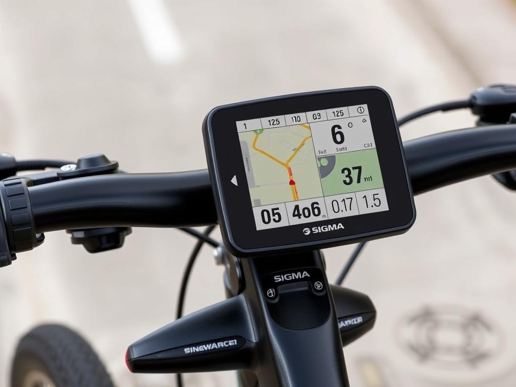 Sigma ROX 12.1 EVO Fahrradcomputer mit Navigationsfunktion auf dem Display Sigma ROX 12.1 EVO Fahrradcomputer mit Navigationsfunktion auf dem Display