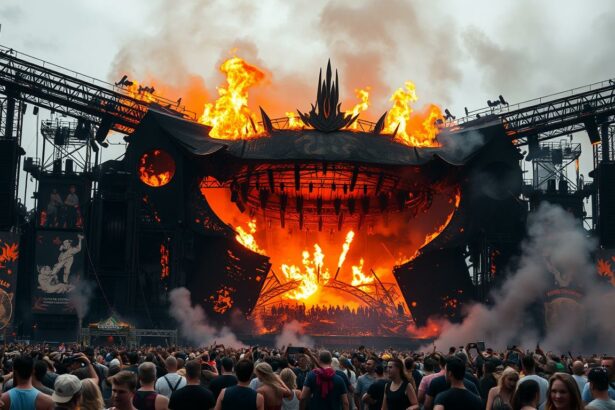 Tomorrowland Bühne abgebrannt