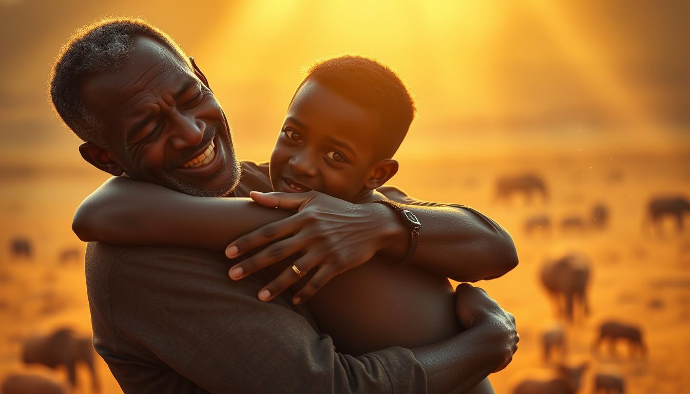 Vater findet Sohn in Afrika