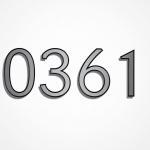 0361 Vorwahl