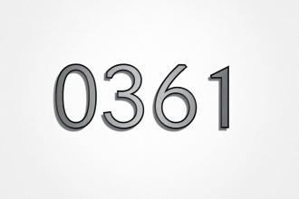 0361 Vorwahl