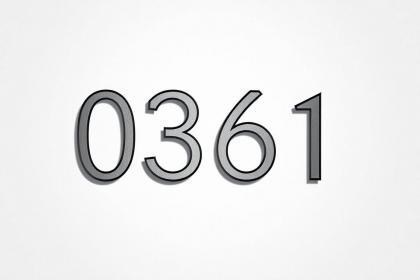 0361 Vorwahl