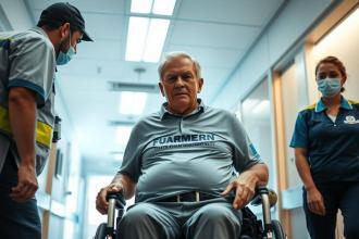 Uli Hoeneß in Klinik eingeliefert